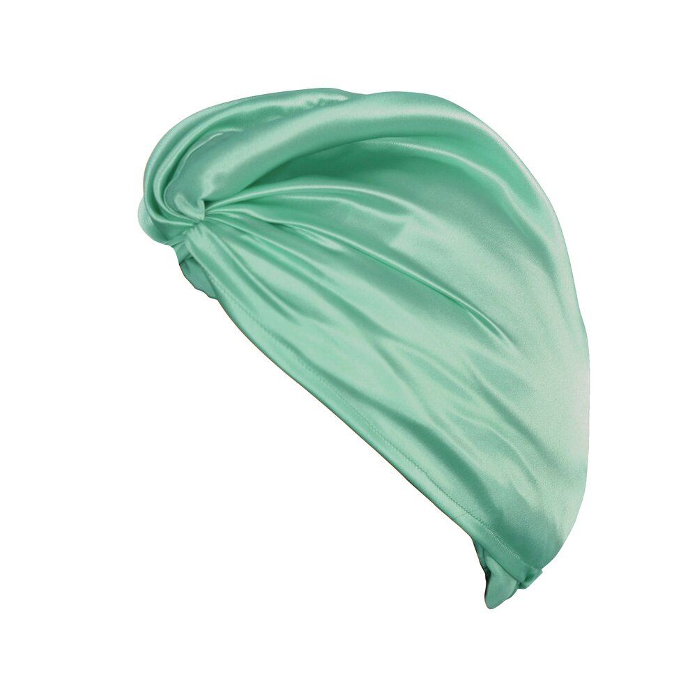 Jade Silk Hair Wrap to Nourish Hair Overnight - Holistic Silk