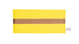 Relax and restore with a Dupion Silk, Sundrop colour Lavender Eye Pillow by Holistic Silk.