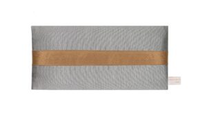 Relax and restore with a Dupion Silk, Silver colour Lavender Eye Pillow by Holistic Silk.