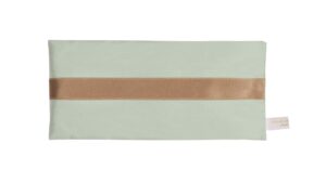 Relax and restore with a Dupion Silk, Jade colour Lavender Eye Pillow by Holistic Silk.