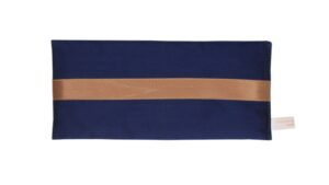 Relax and restore with a Dupion Silk, Navy colour Lavender Eye Pillow by Holistic Silk.