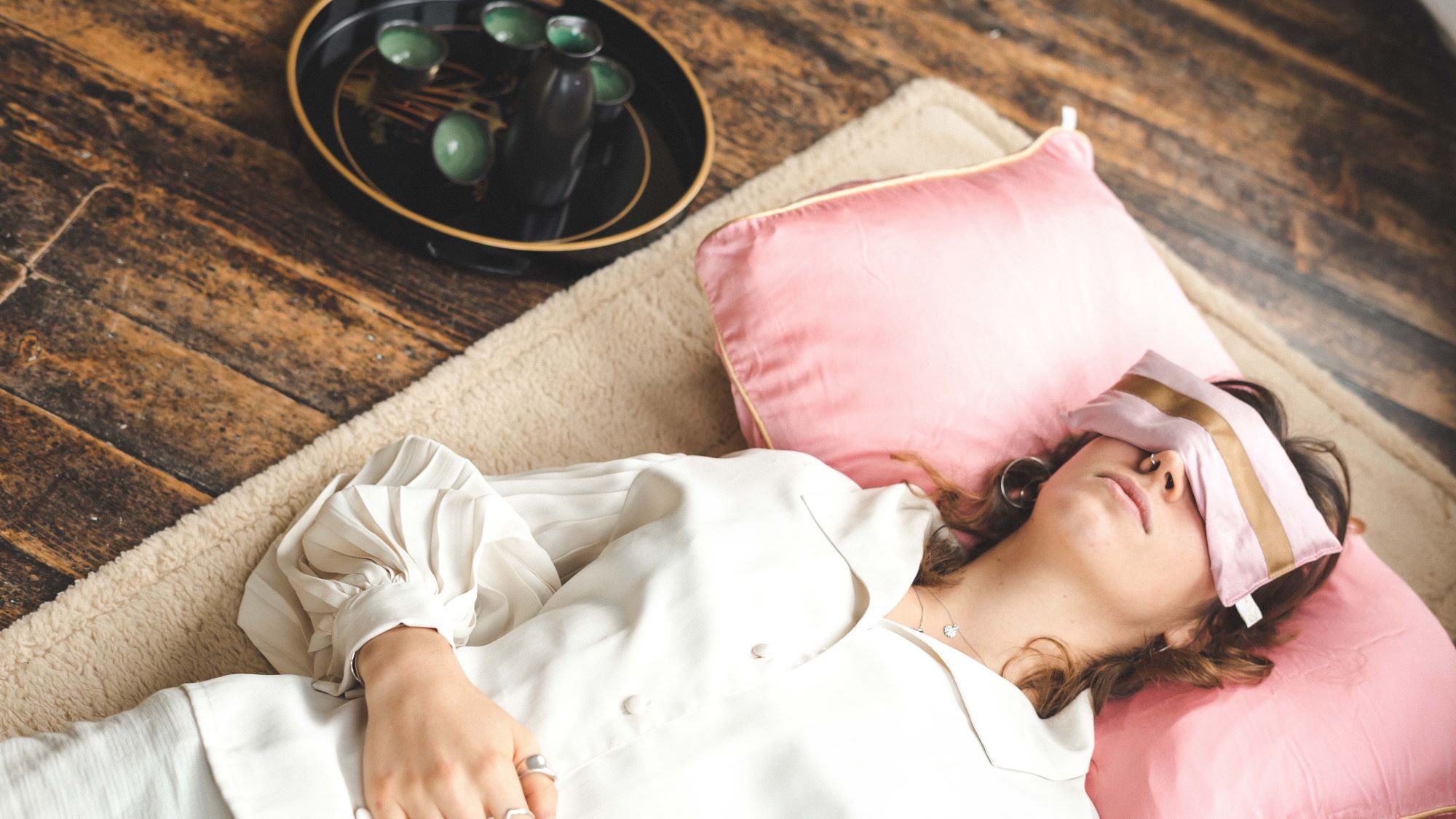 Lavender Eye Pillow, Aromatherapy Relaxation Holistic Silk