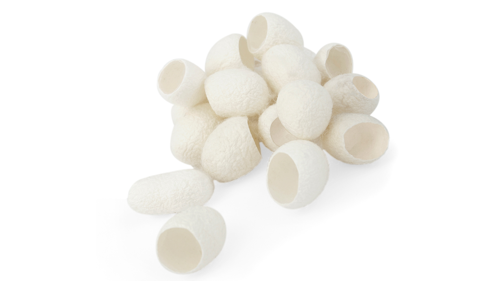 Silk Beauty Cocoons for natural, microbead free exfoliation. n