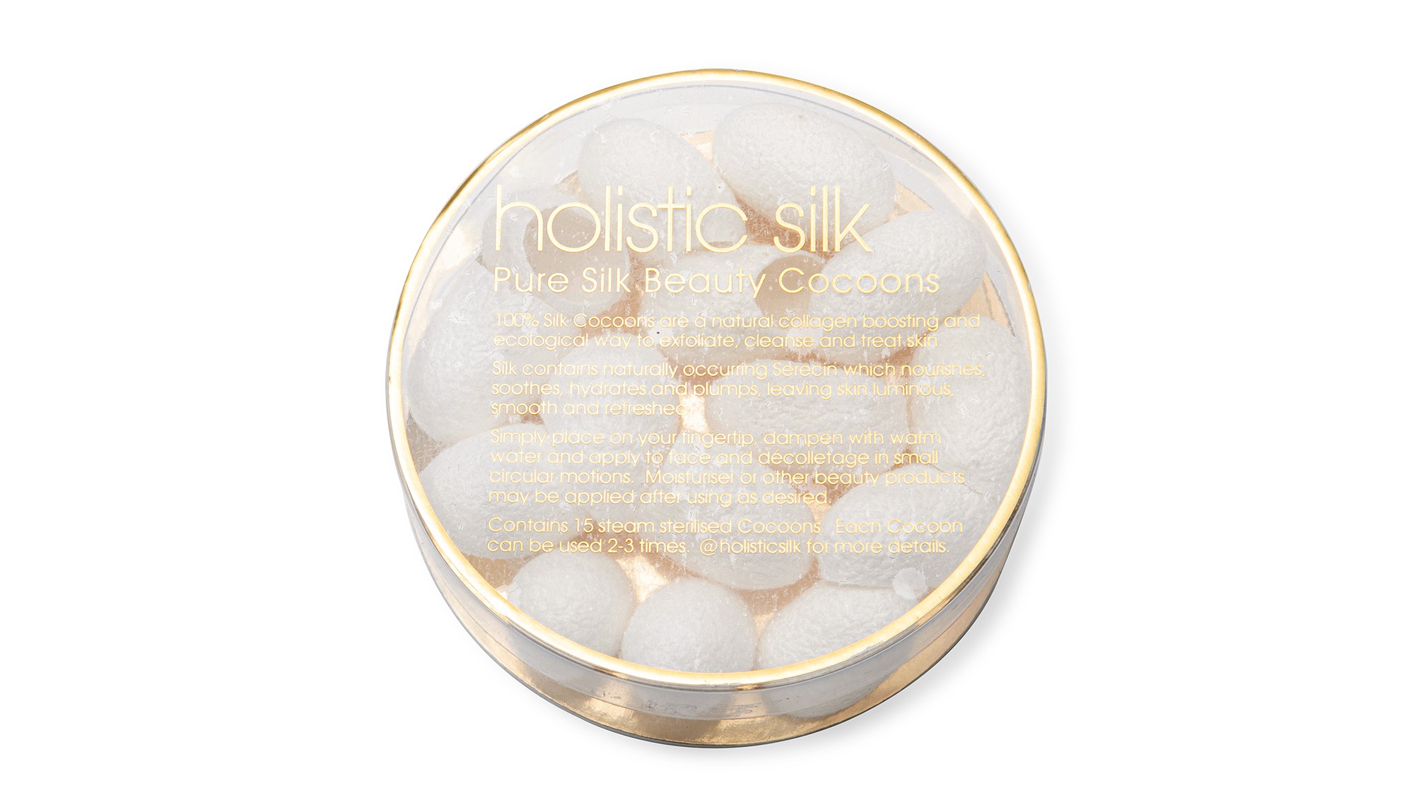 Silk Beauty Cocoons for natural, microbead free exfoliation. n