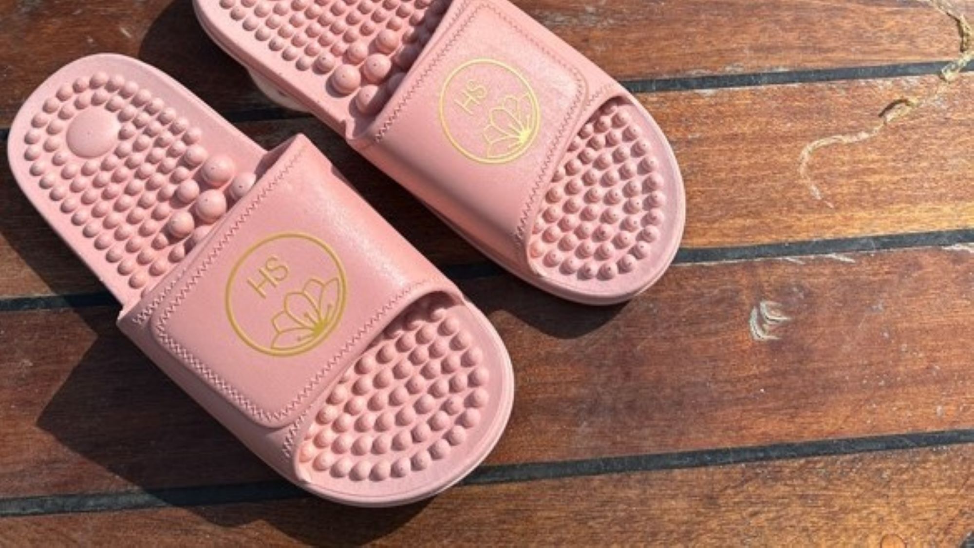 Holistic Silk Massaging sliders the perfect deck shoe