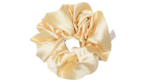 Silk Scrunchie, Stylish Silk Hair Accessory in classic Cream Mulberry Silk by Holistic Silk