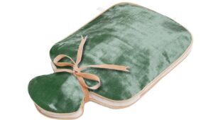 Cosy, comforting Silk Velvet Hot Water Bottle Jade, by Holistic Silk