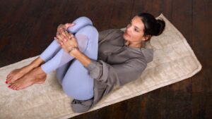 Holistic Silk Cushioned Fleece topped Luxury Yoga Rug Mat