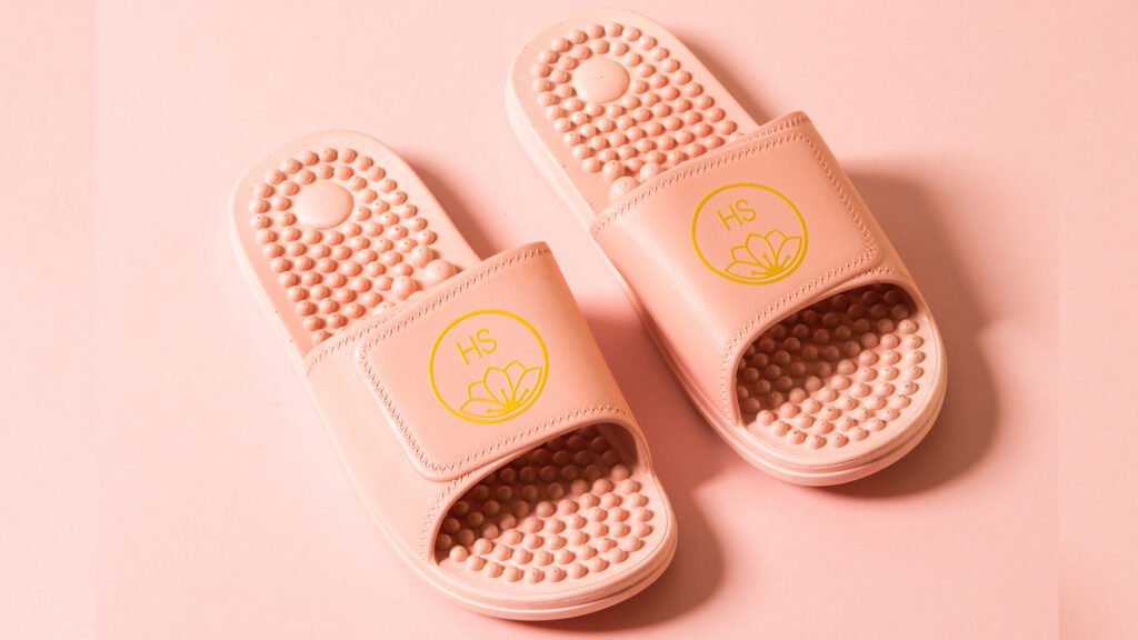 Lightweight and on trend wellness footwear.