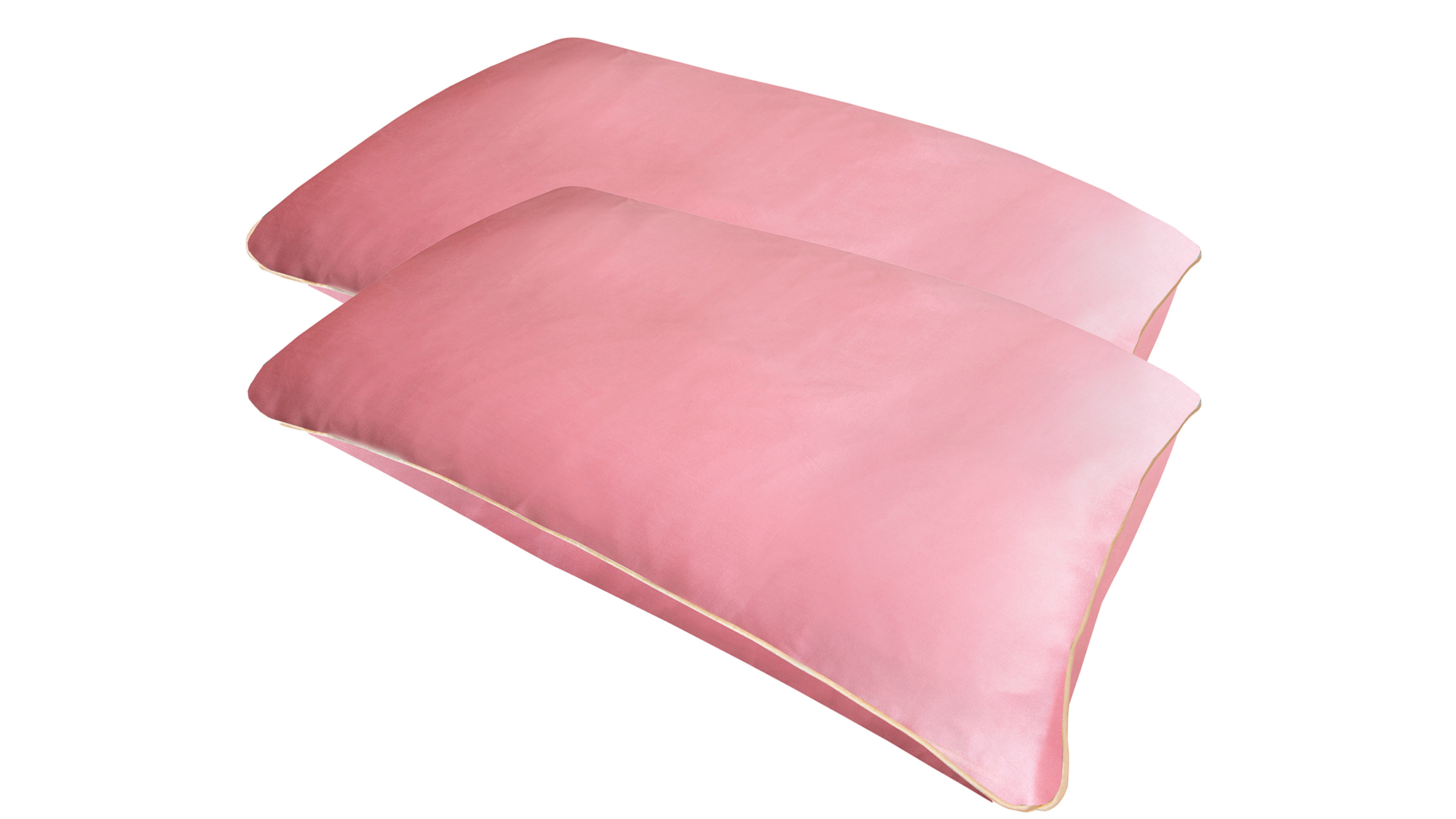 A pair of artisan designed silk pillowcase to protect and care for skin and hair whilst you sleep. In a Non-Slip, delicate Rose Mulberry Silk by Holistic Silk.