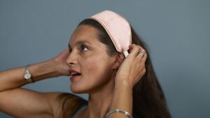 Holistic Silk Rose silk hairband Jen