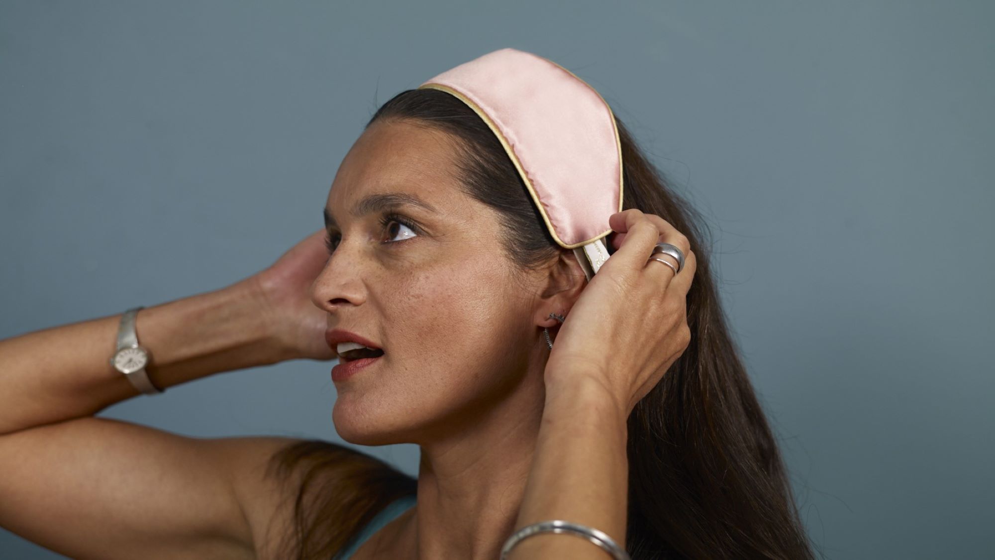 Holistic Silk Rose silk hairband Jen