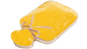 Cosy, comforting Silk Velvet Hot Water Bottle Sundrop, by Holistic Silk