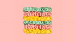 Comfortable and durable Silk scrunchies in a selection of jewel like colours.