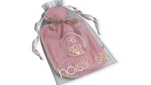 Pure silk Velvet Hot Water Bottle in an Organza Bag