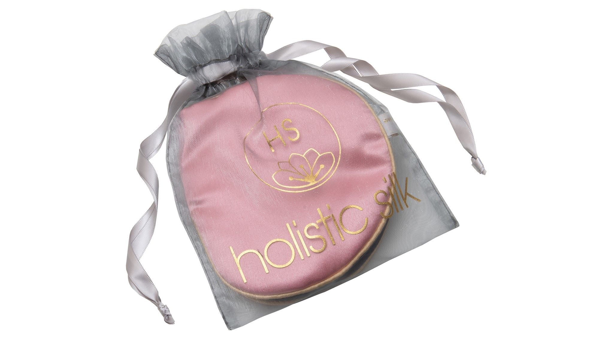 Pure Silk Eye Mask in a small organza bag perfect for travel.